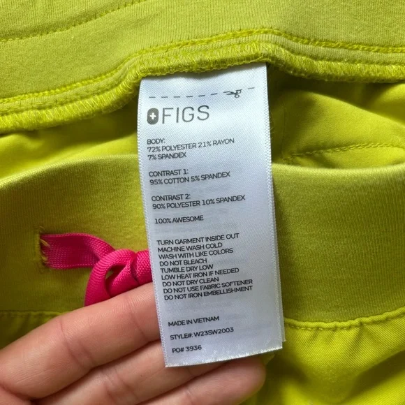 Figs Muoy Jogger Scrub Pants small nurse workwear hospital - Picture 5 of 6